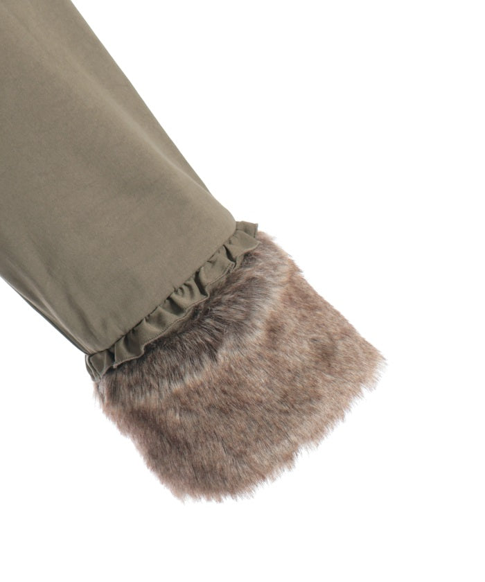 Lace-Up & Frill Mod Coat