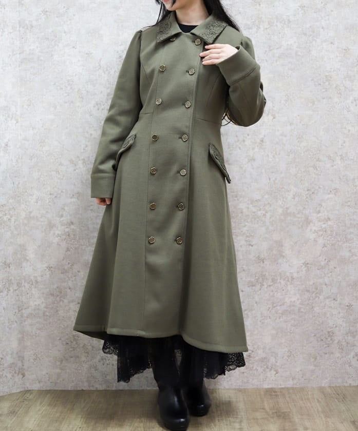 Bustle Style Long Coat