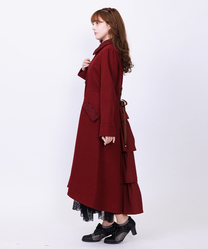 Bustle Style Long Coat