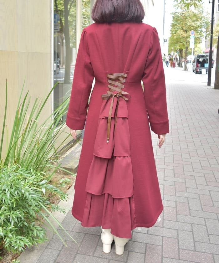 Bustle Style Long Coat