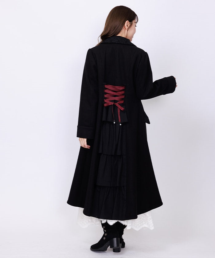 Bustle Style Long Coat