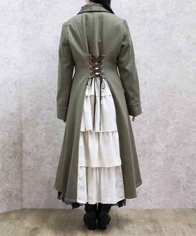 Bustle Style Long Coat