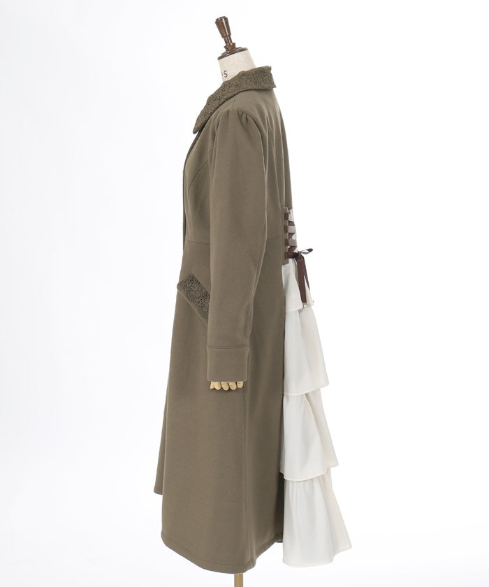 Bustle Style Long Coat