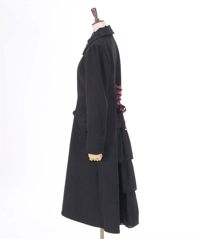 Bustle Style Long Coat