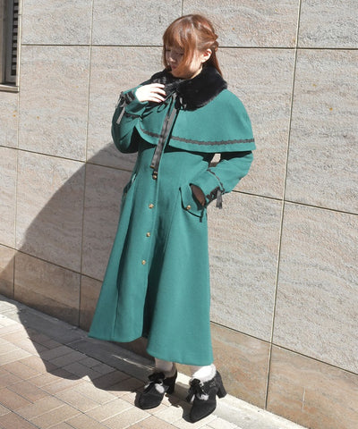 Cape Set Bustle Coat