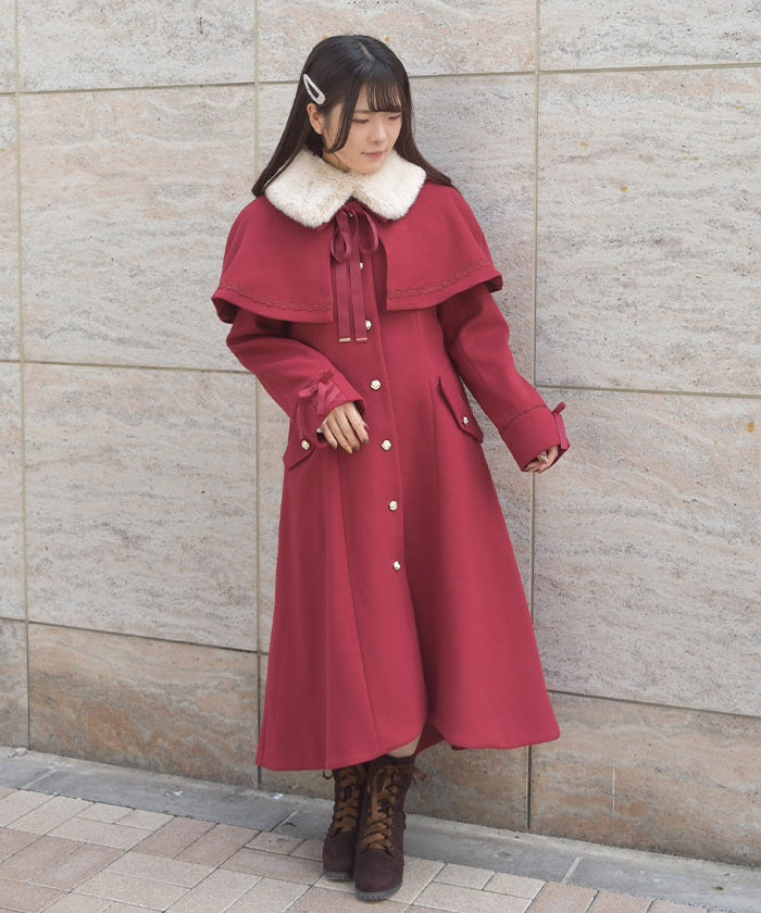 Cape Set Bustle Coat