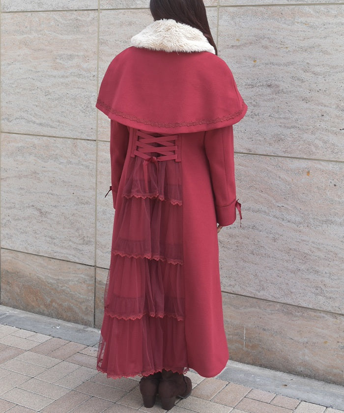 Cape Set Bustle Coat