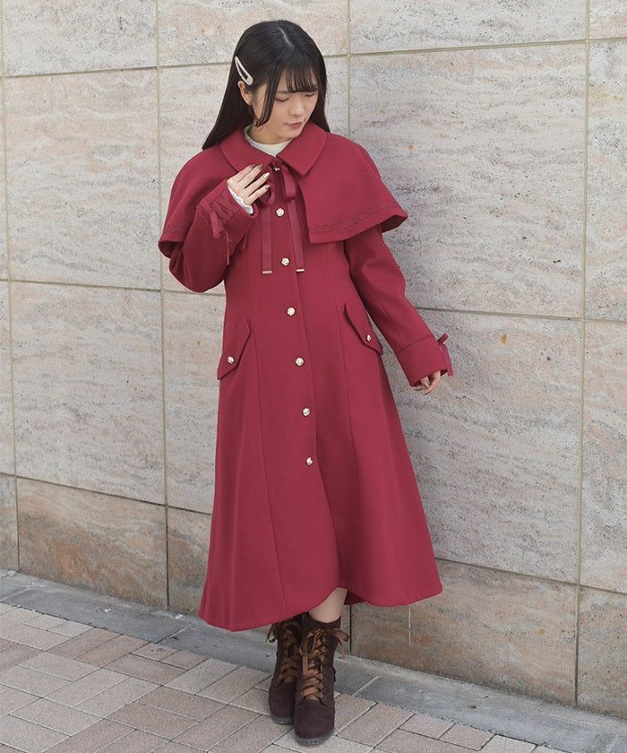 Cape Set Bustle Coat
