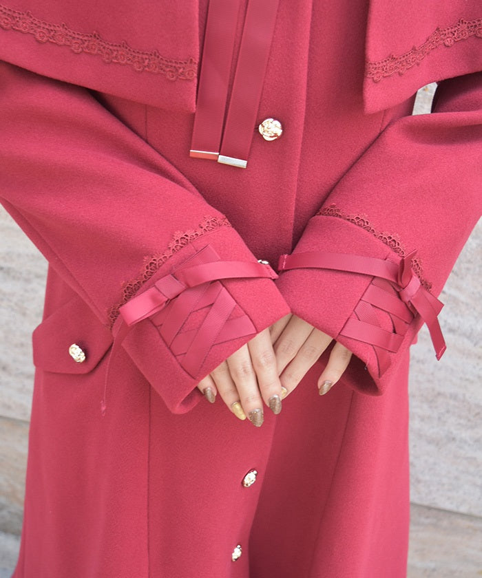 Cape Set Bustle Coat