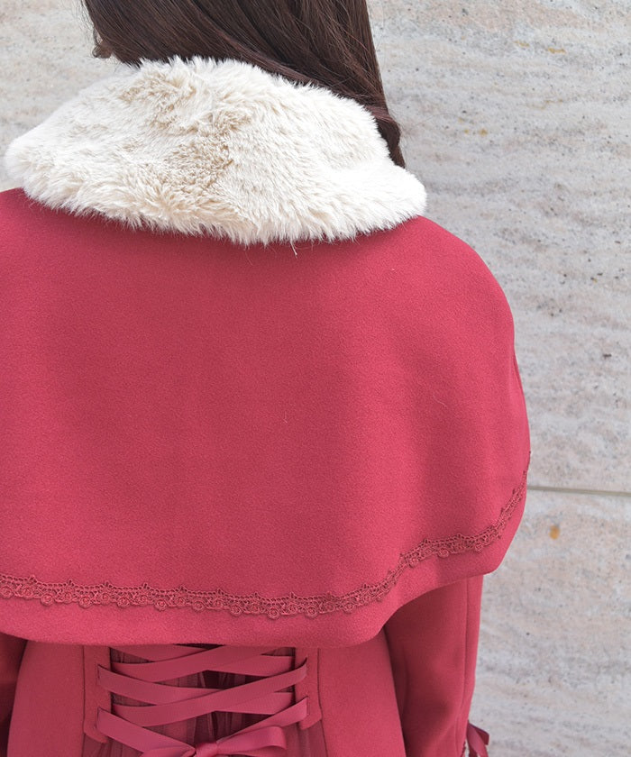 Cape Set Bustle Coat