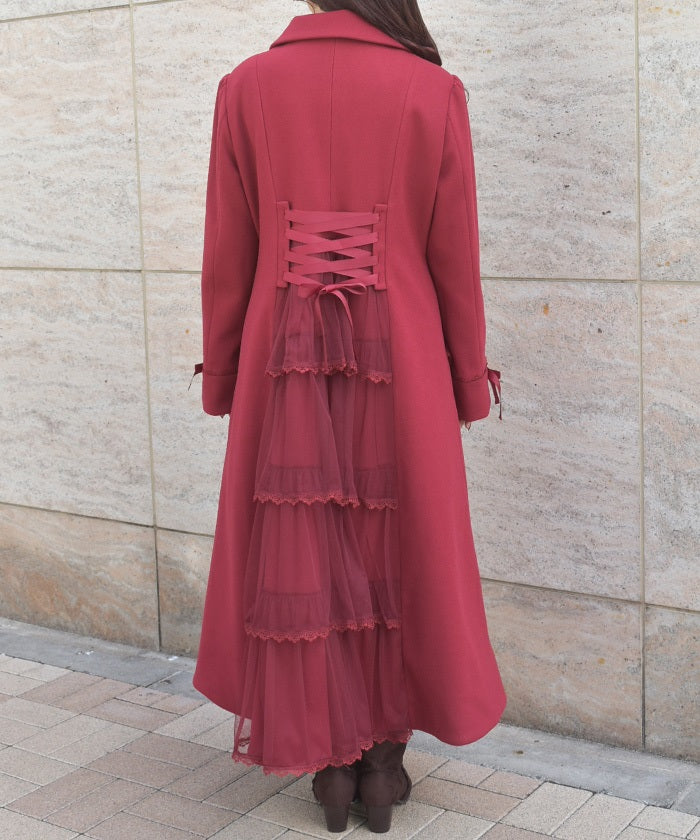 Cape Set Bustle Coat