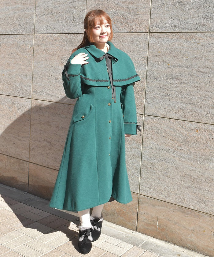 Cape Set Bustle Coat