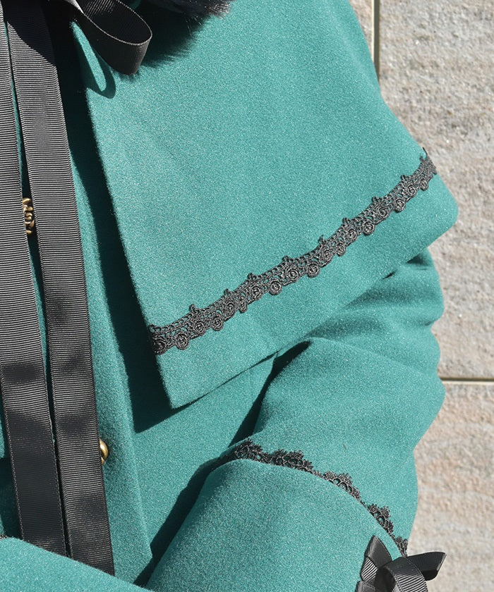 Cape Set Bustle Coat