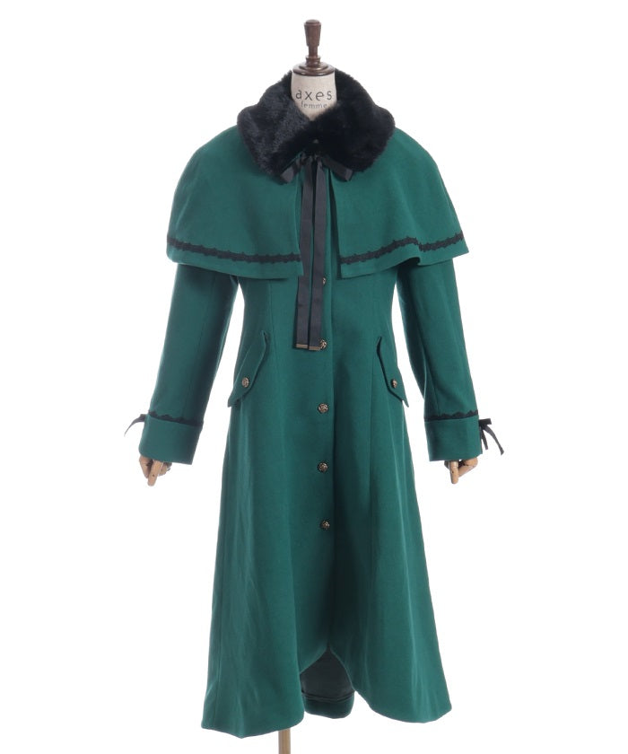 Cape Set Bustle Coat