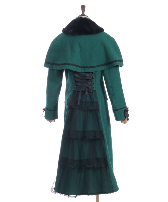 Cape Set Bustle Coat