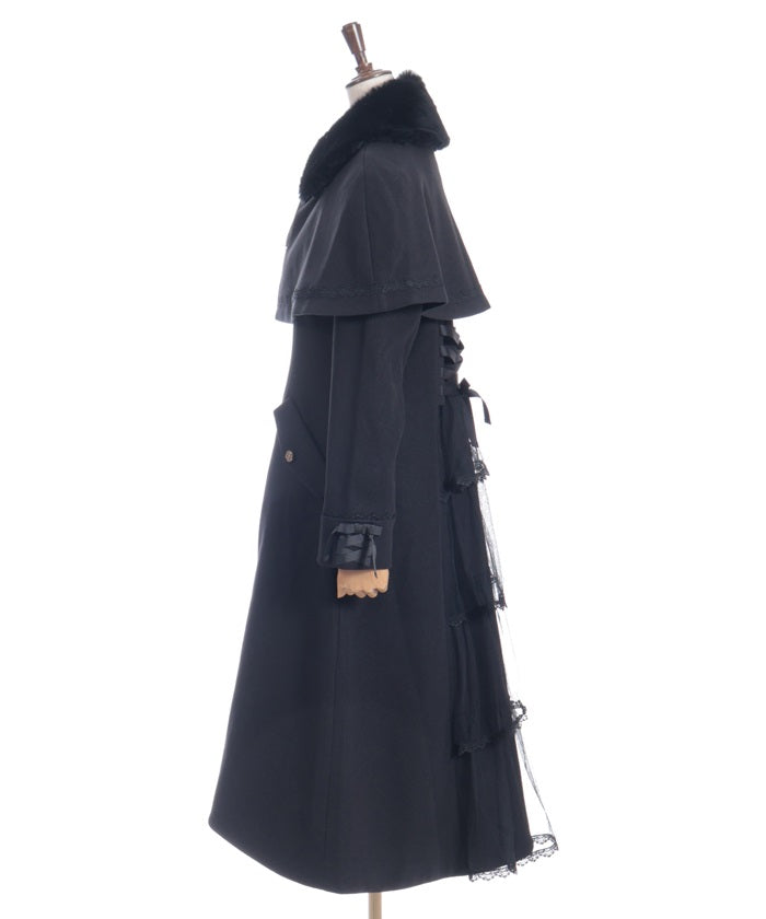 Cape Set Bustle Coat
