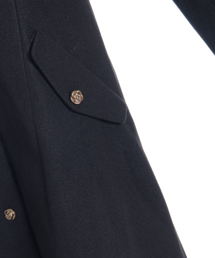 Cape Set Bustle Coat