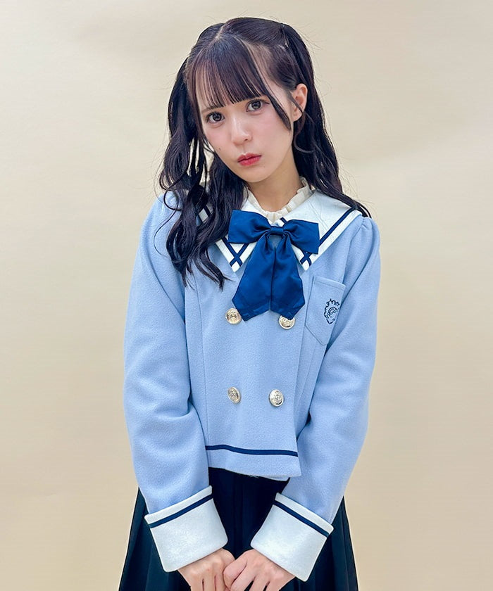 Sailor Collar Short Coat (Pre-order)