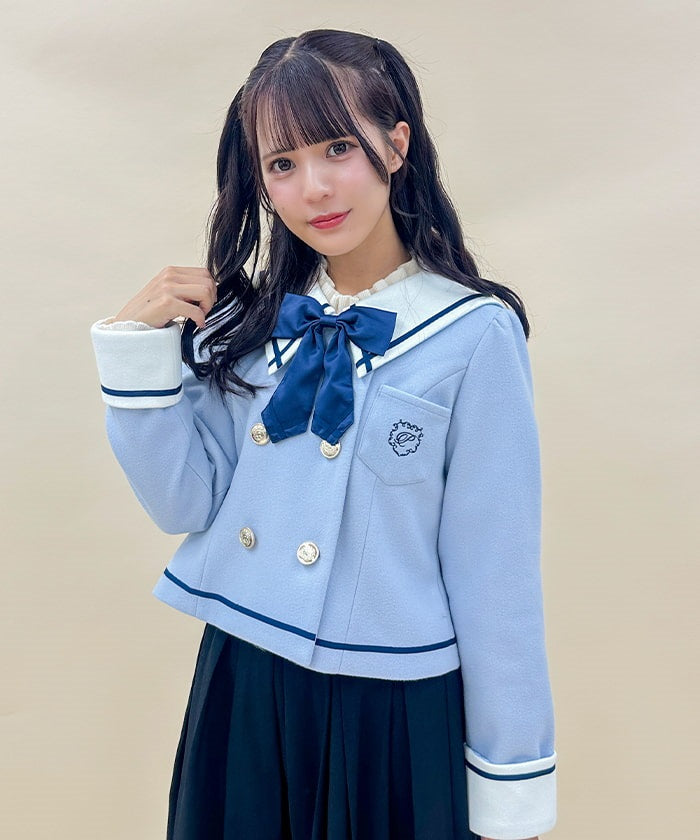 Sailor Collar Short Coat (Pre-order)