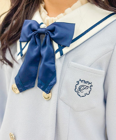 Sailor Collar Short Coat (Pre-order)