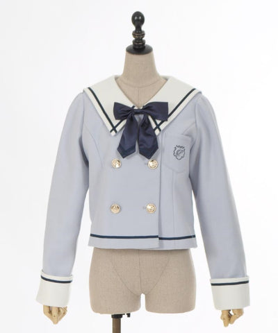 Sailor Collar Short Coat (Pre-order)