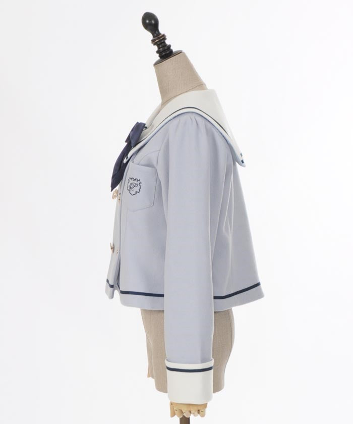 Sailor Collar Short Coat (Pre-order)