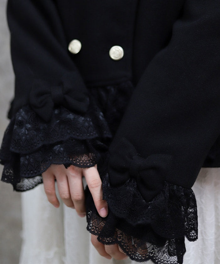 Hem Lace Short Coat – axes femme from JAPAN