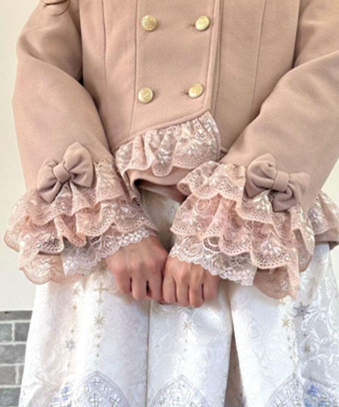 Hem Lace Short Coat – axes femme from JAPAN