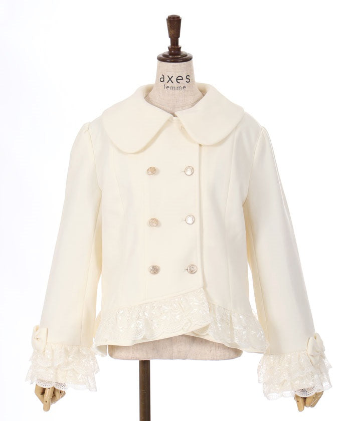 Hem Lace Short Coat – axes femme from JAPAN