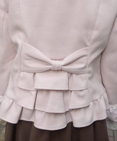 Rose Ribbon Frill Coat