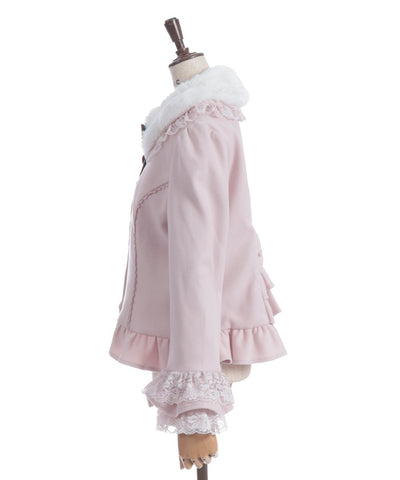 Rose Ribbon Frill Coat