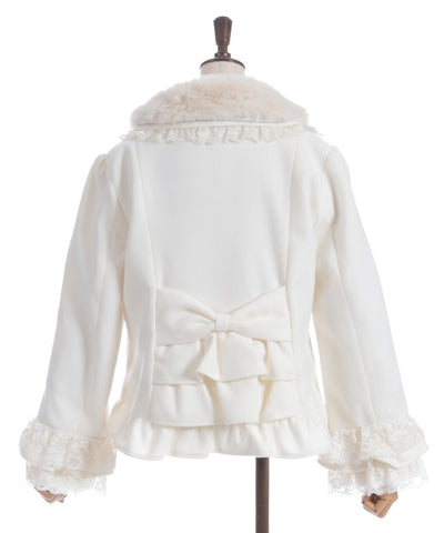 Rose Ribbon Frill Coat