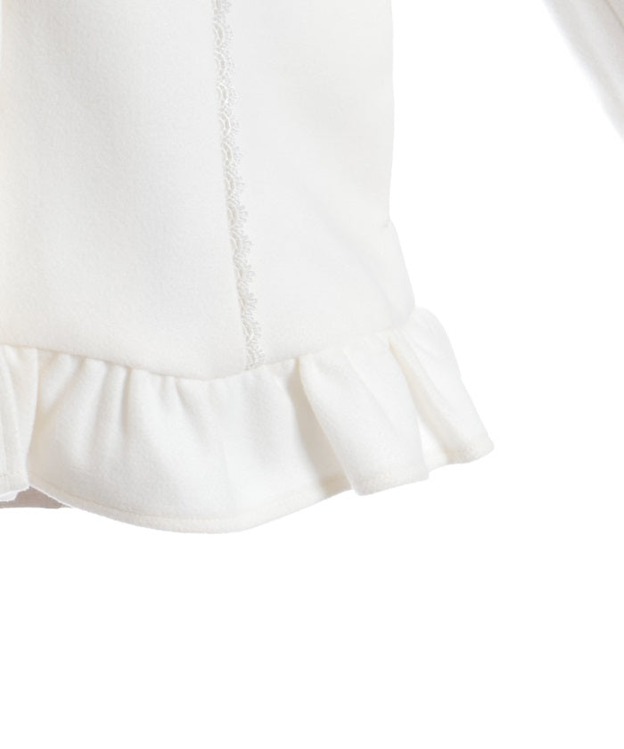 Rose Ribbon Frill Coat