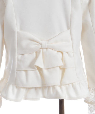 Rose Ribbon Frill Coat