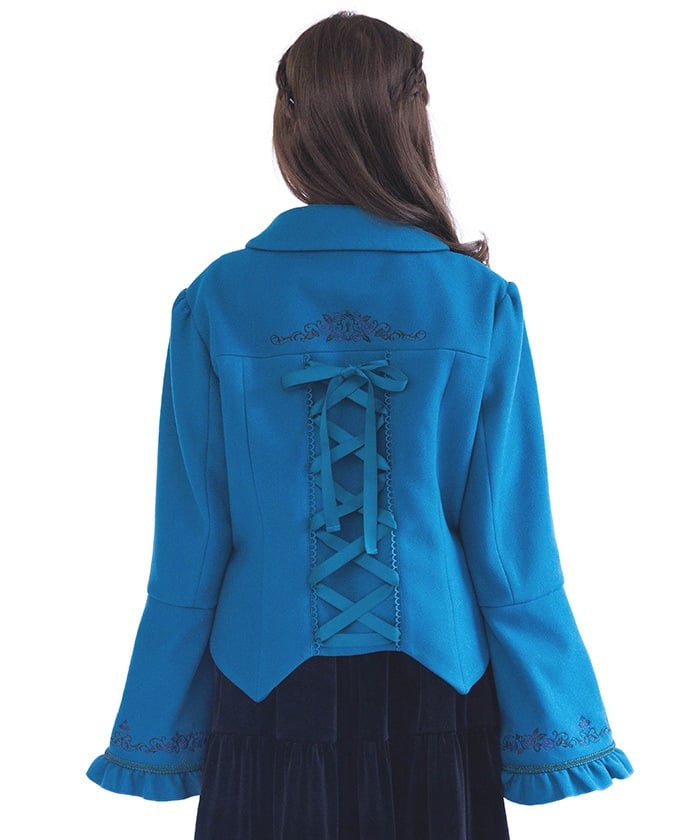 ハイディフォス　ヘルツ Embroidery Jacquard Panel Coat – axes femme from JAPAN