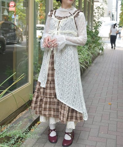 Tunic Length Lace Camisole