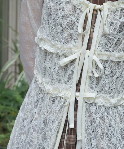 Tunic Length Lace Camisole