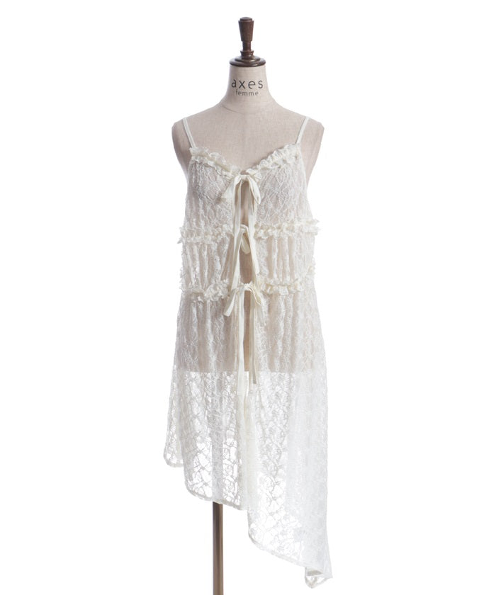 Tunic Length Lace Camisole