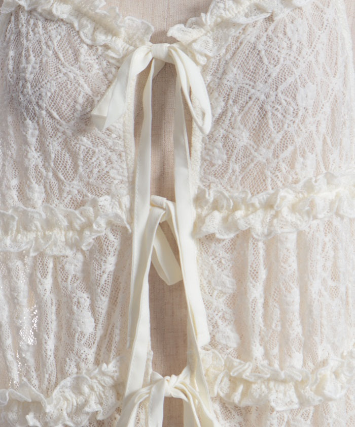 Tunic Length Lace Camisole