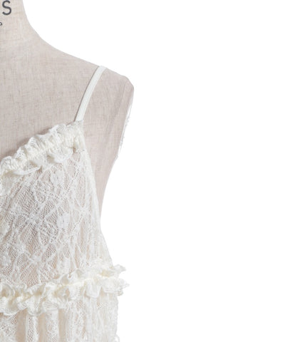 Tunic Length Lace Camisole