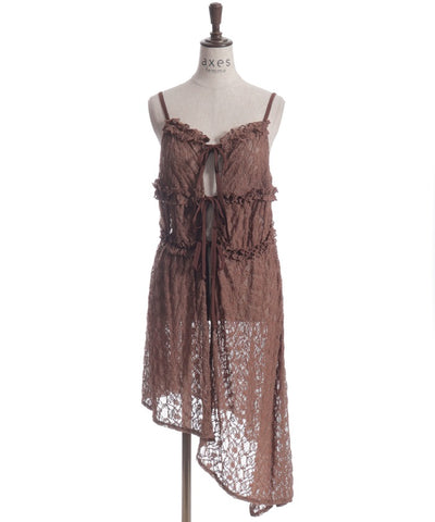 Tunic Length Lace Camisole