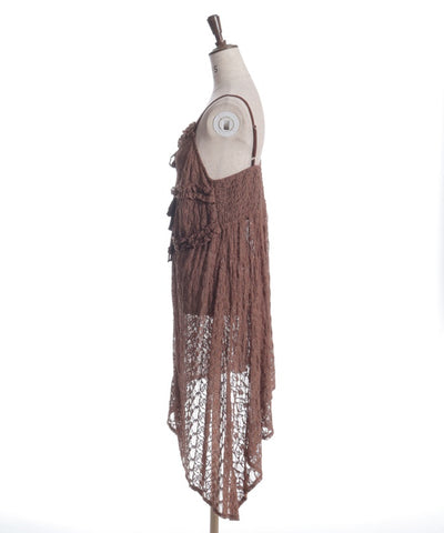 Tunic Length Lace Camisole