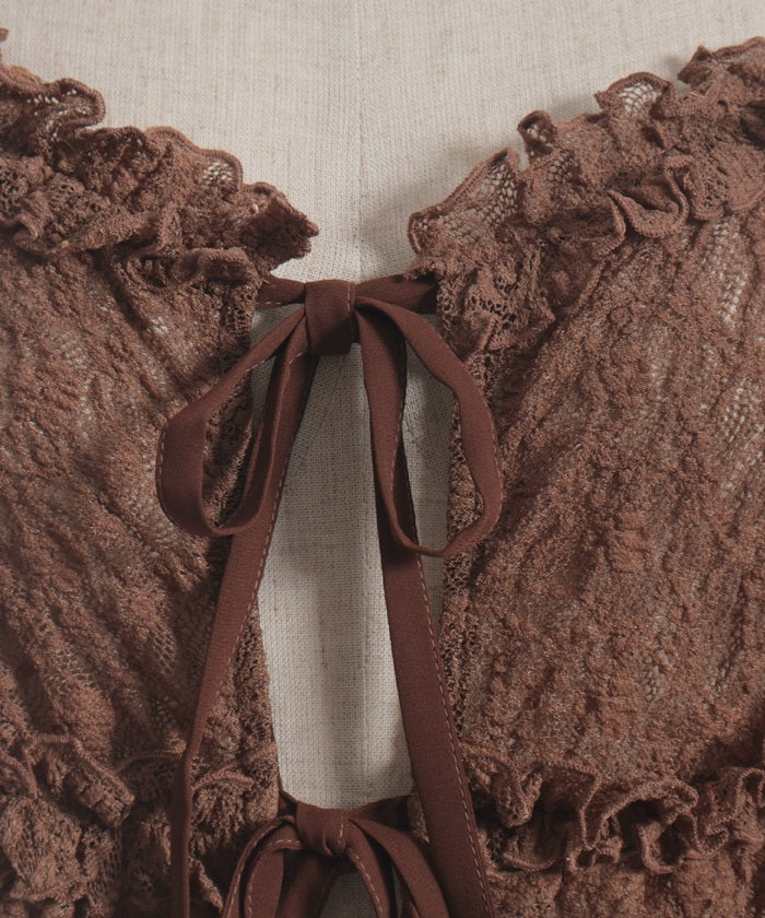 Tunic Length Lace Camisole