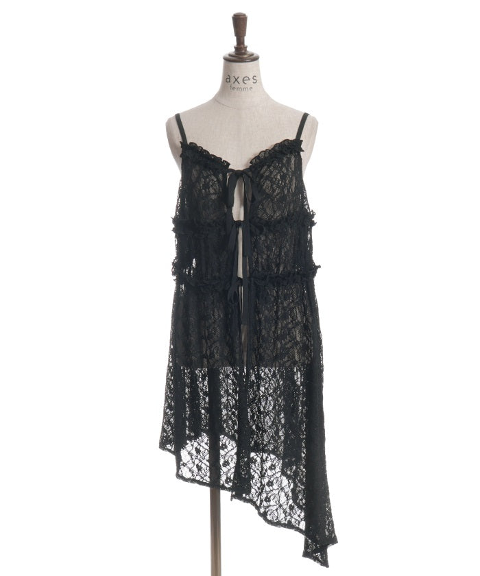 Tunic Length Lace Camisole