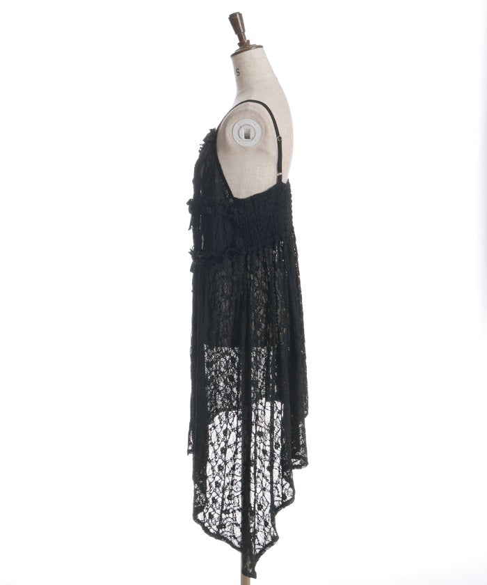 Tunic Length Lace Camisole