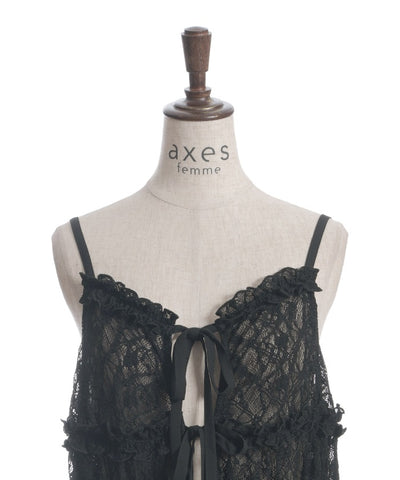 Tunic Length Lace Camisole