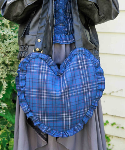 Tartan Plaid Heart Bag