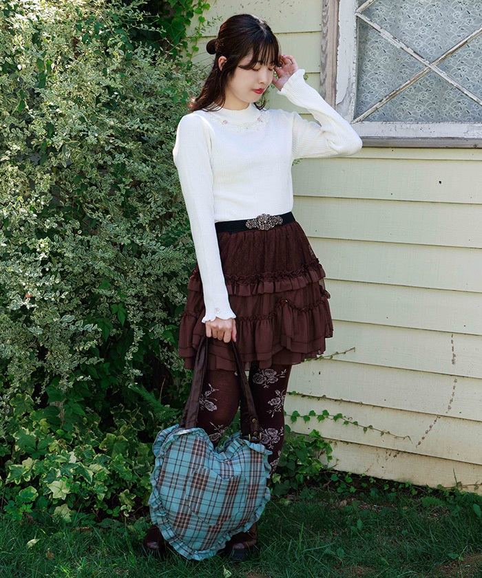 Tartan Plaid Heart Bag