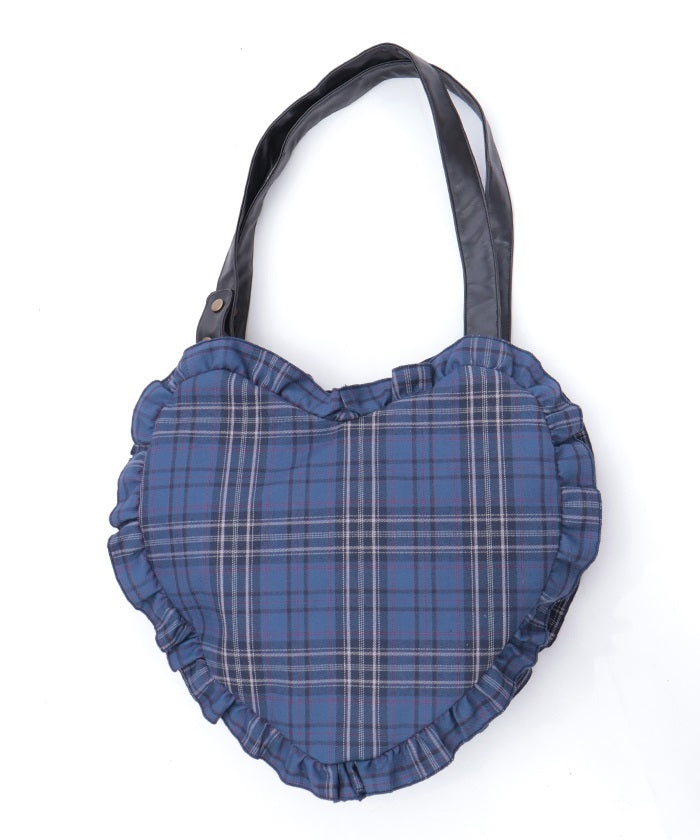 Tartan Plaid Heart Bag
