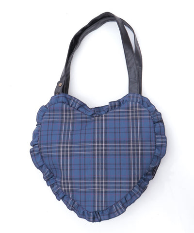 Tartan Plaid Heart Bag